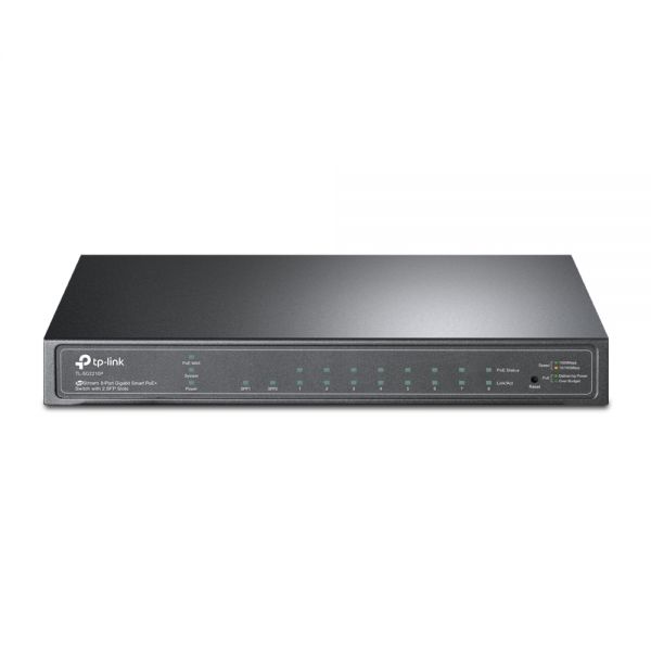 foto del prodotto tp link omada sg2210p switch di rete gestito l2 l2 gigabit ethernet 10 100 1000 supporto power over ethernet poe nero