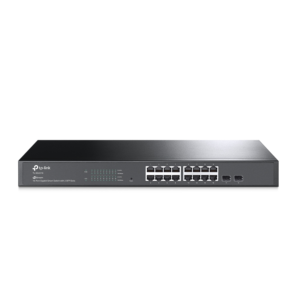 foto del prodotto tp link omada sg2218 switch di rete gestito l2 l2 gigabit ethernet 10 100 1000 1u nero