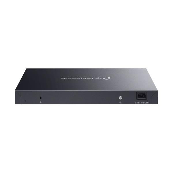 foto del prodotto tp link omada sg3428xmpp switch di rete gestito l2 gigabit ethernet 10 100 1000 supporto power over ethernet poe 1u nero