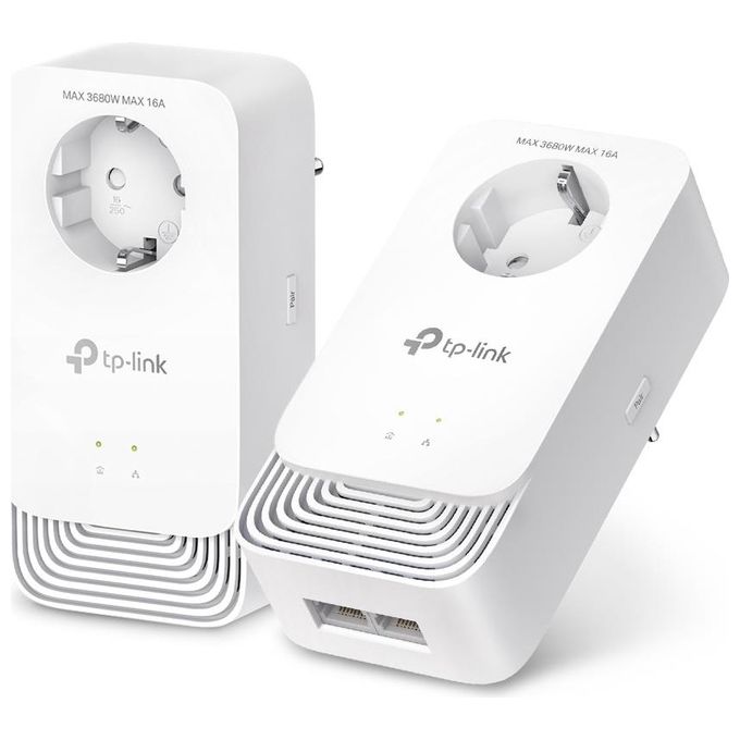 foto del prodotto tp-link pg2400p kit adattatore di rete powerline 1428 mbit-s collegamento ethernet lan bianco 2 pezzi