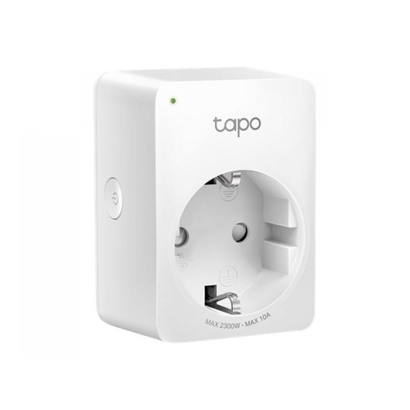 foto del prodotto tp link presa intelligente wifi smart plug compatibile con alexa e google home controllo remoto tramite app tapo 10a 2300w confezione da 4 pezzi tapo p100 