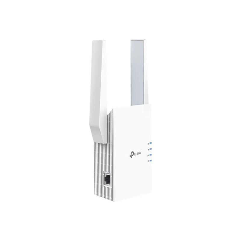 foto del prodotto tp link re705x sistema wi fi mesh dual band 2.4 ghz 5 ghz wi fi 6 802.11ax bianco 1 esterno