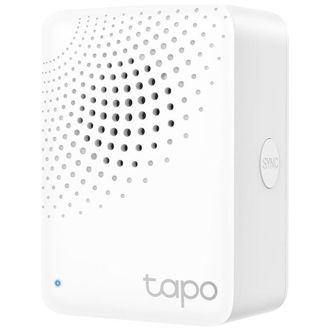 foto del prodotto tp link tapo h100 centro di controllo smart hub con campanello bianco