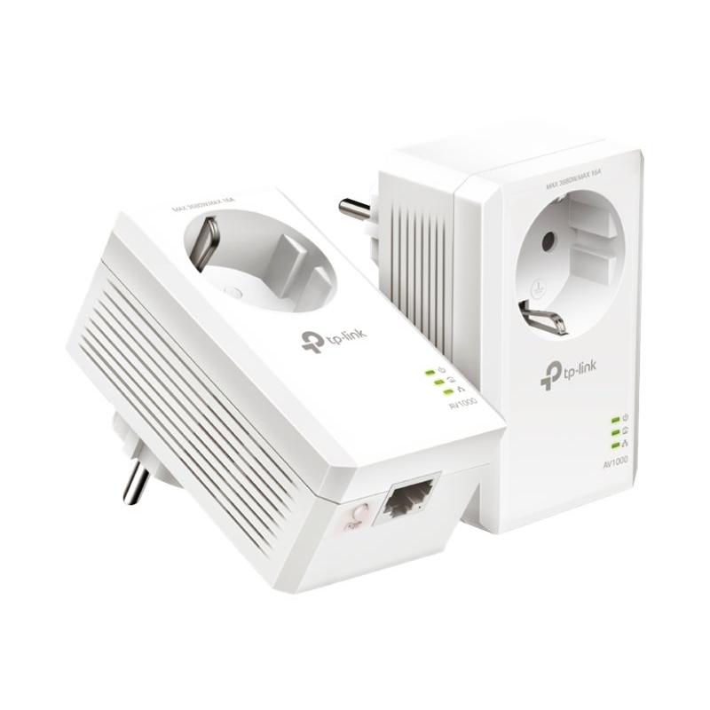 foto del prodotto tp link tl pa7017p kit adattatore di rete powerline 1000 mbit s collegamento ethernet lan bianco 2 pz