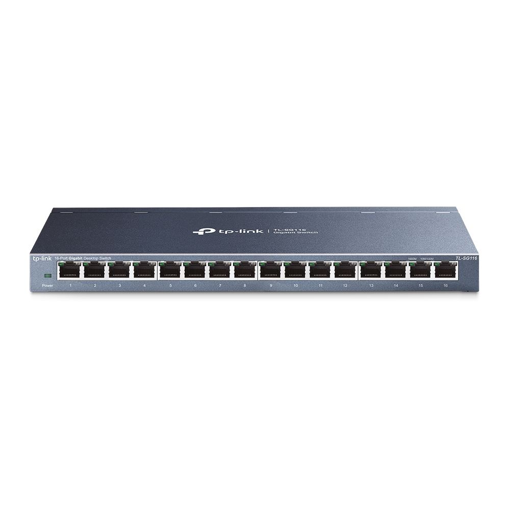 foto del prodotto tp link tl sg116 non gestito gigabit ethernet 10 100 1000 nero