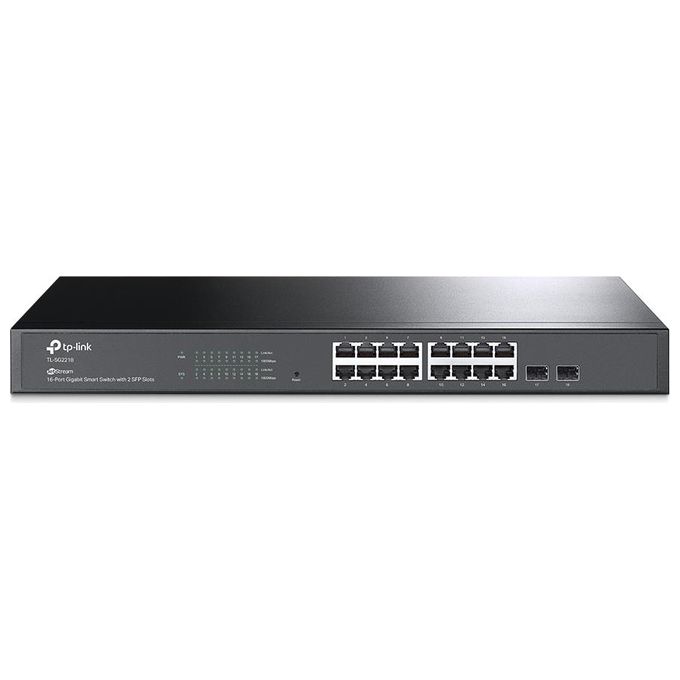 foto del prodotto tp-link tl-sg2218 switch di rete gestito l2-l2+ gigabit ethernet 10-100-1000 nero