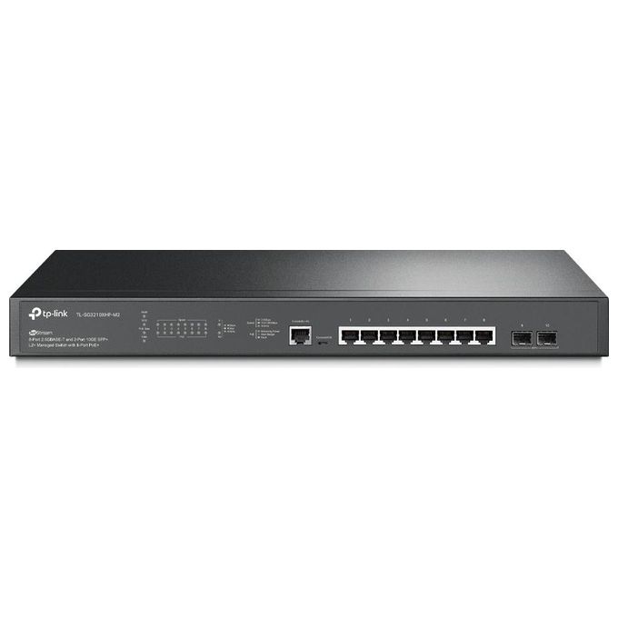 foto del prodotto tp-link tl-sg3210xhp-m2 switch di rete gestito l2 nero