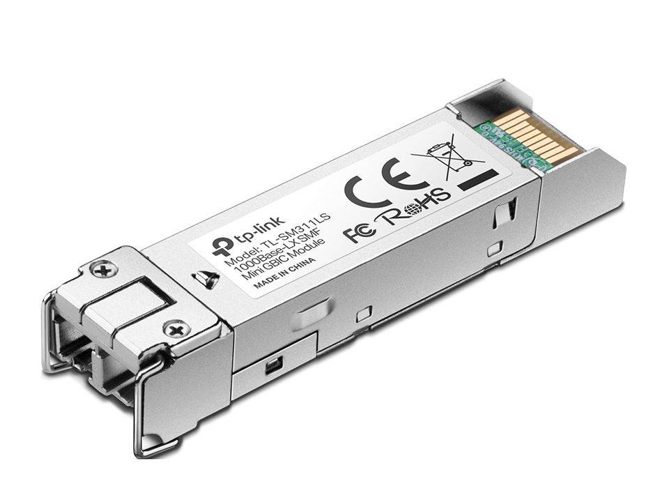 foto del prodotto tp link tl sm311ls modulo del ricetrasmettitore di rete fibra ottica 1250 mbit s mini gbic sfp 1310 nm