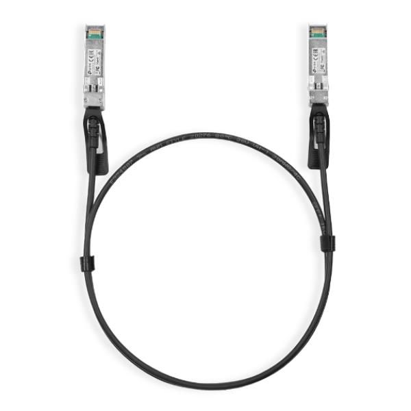 foto del prodotto tp link tl sm5220 1m cavo infiniband e in fibra ottica sfp dac nero