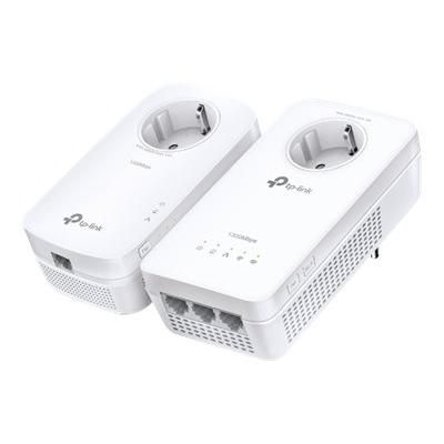 foto del prodotto tp link tl wpa8631p kit adattatore di rete powerline 300 mbit s collegamento ethernet lan wi fi bianco 2 pz tplne000253
