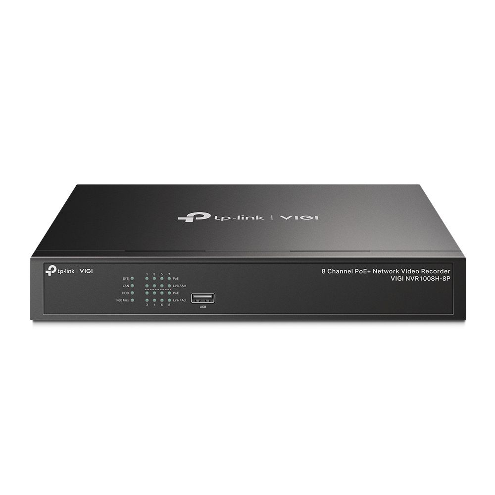 foto del prodotto tp link vigi nvr1008h 8p nero