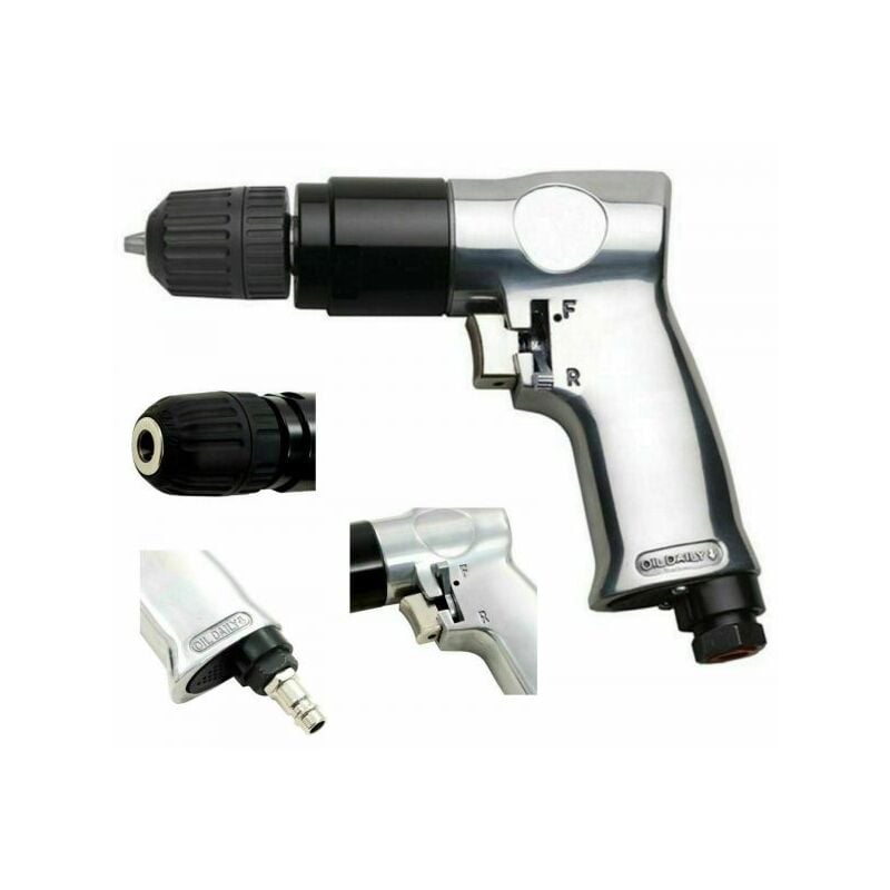 foto del prodotto tp trapano ad aria compressa avvitatore autoserrante reversibile con mandrino 3 8 