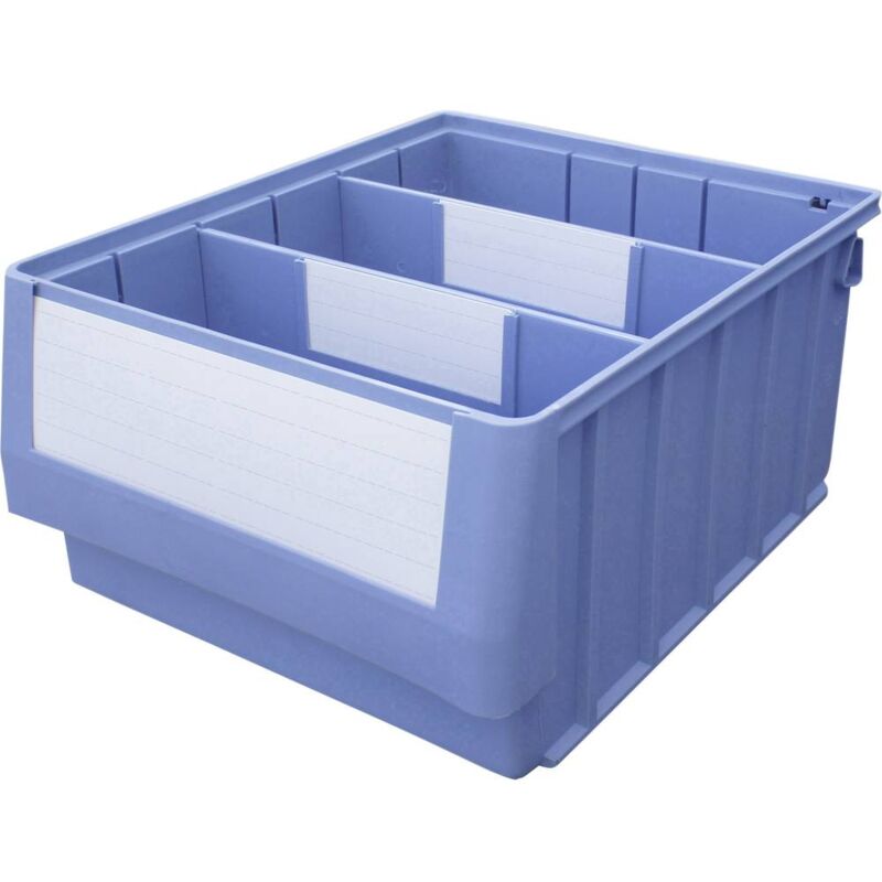 foto del prodotto tr 3214 cassetta impilabile da magazzino l x a x p 234 x 140 x 300 mm blu 1 pz. viso
