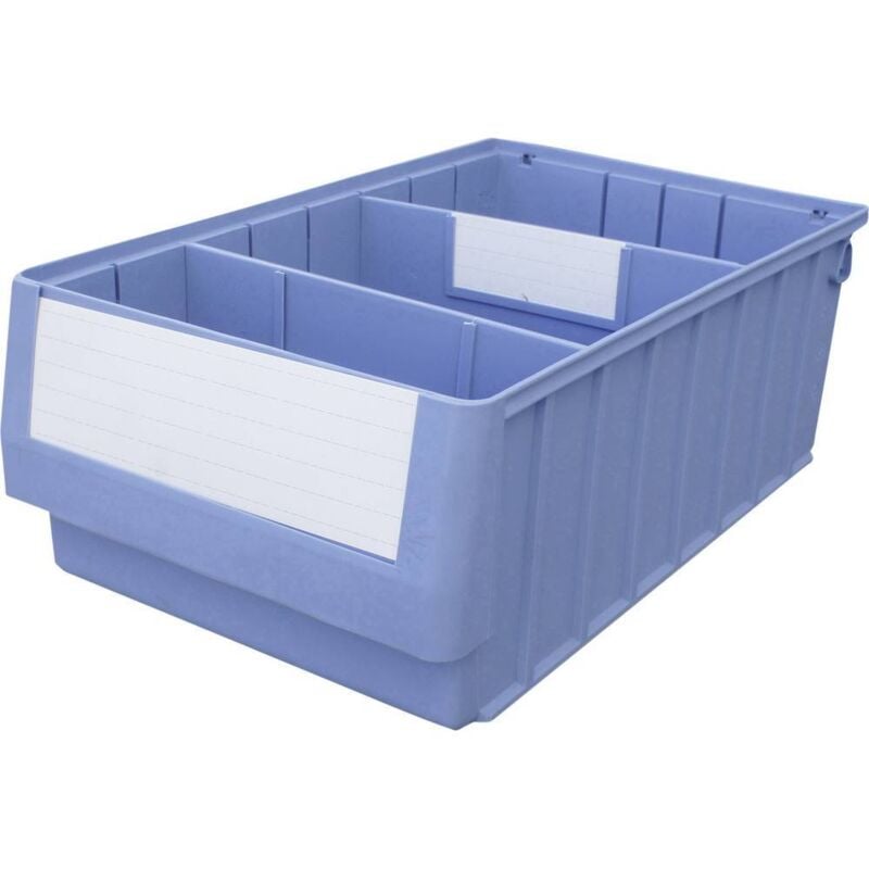 foto del prodotto tr 4214 cassetta impilabile da magazzino l x a x p 234 x 140 x 400 mm blu 1 pz. viso