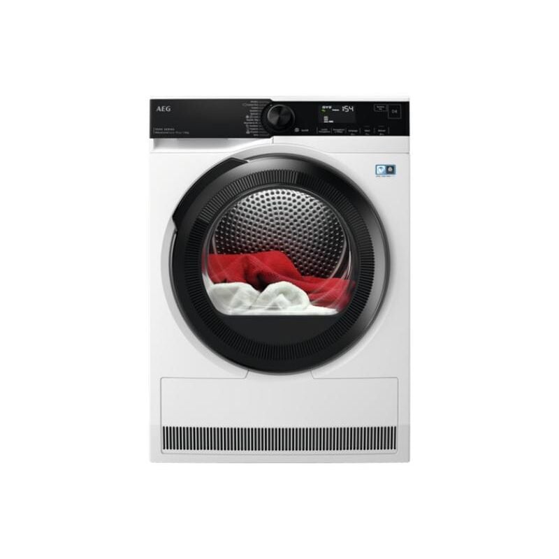 foto del prodotto tr9hg83b. posizionamento dell'apparecchio: libera installazione, tipo di carica: caricamento frontale, sistema di asciugatura: pompa di calore. capacità cestello: 8 kg, classe di... - tr9hg8 - aeg