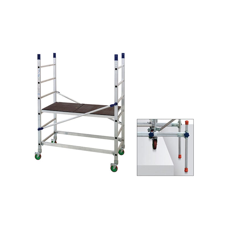 foto del prodotto trabattello con kit dislivello altezza lavoro max 3.00m al205 alt liv