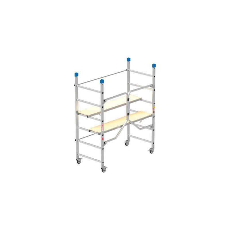 foto del prodotto trabattello dinamico marchetti alluminio richiudibile cm 155 26x82 h.cm 110 188