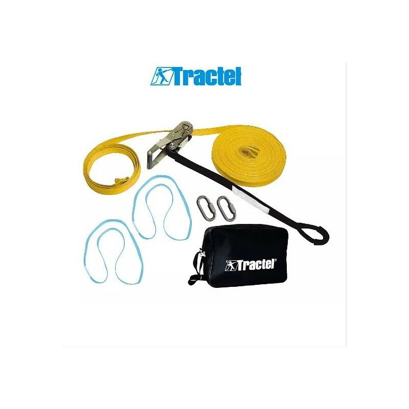 foto del prodotto tractel linea di vita temporanea tempo 2 kit per 2 persone 206018