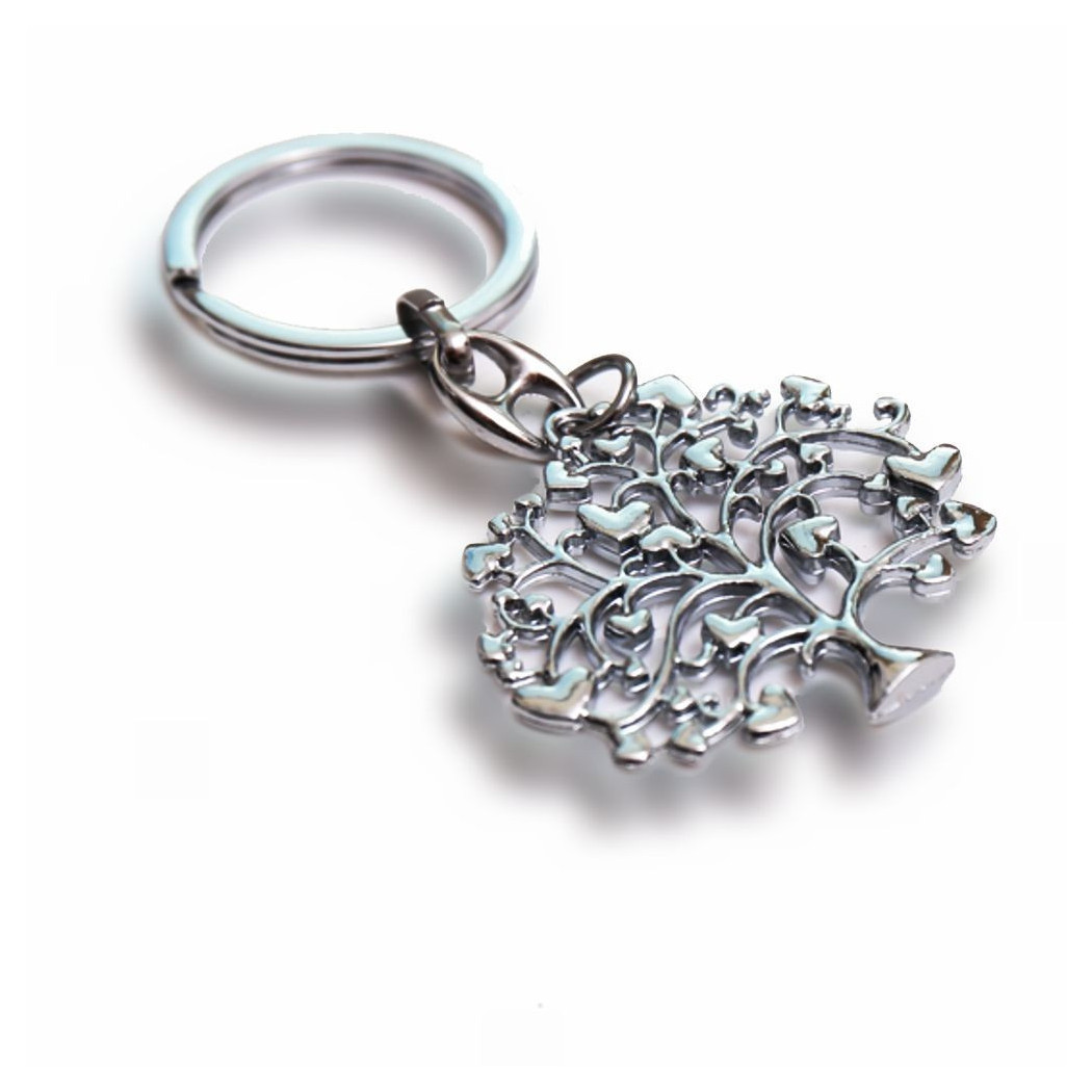 foto del prodotto trade shop 12 portachiavi porta chiave bomboniere albero della vita confettata segnaposto 