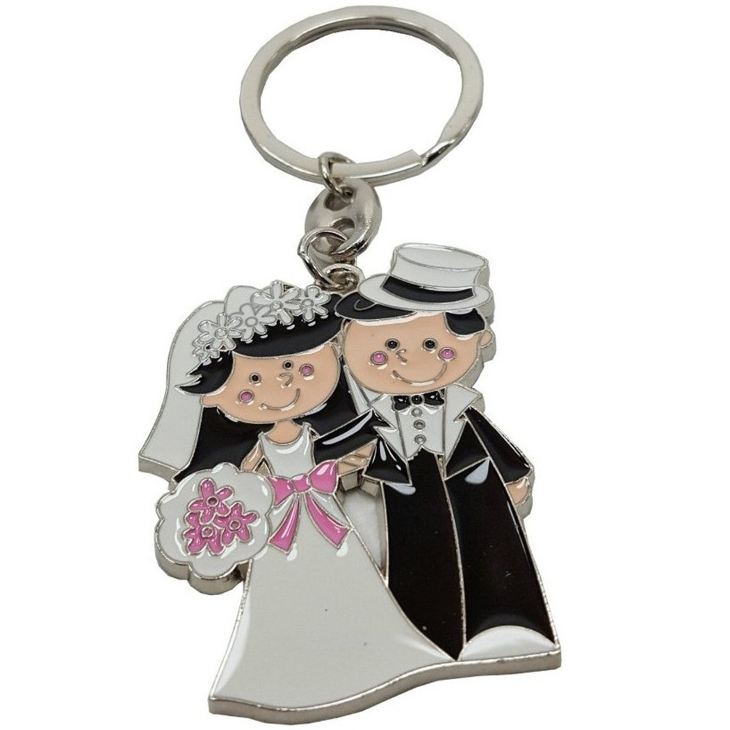 foto del prodotto trade shop 12 portachiavi segnaposto bomboniere confetti matrimonio wedding promessa sposi 