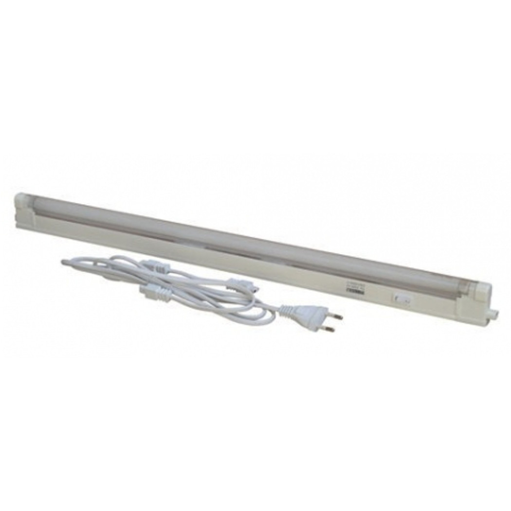 foto del prodotto trade shop 15w tubo neon 75cm led completo di plafoniera t5 luce bianco caldo 3000k cavo 
