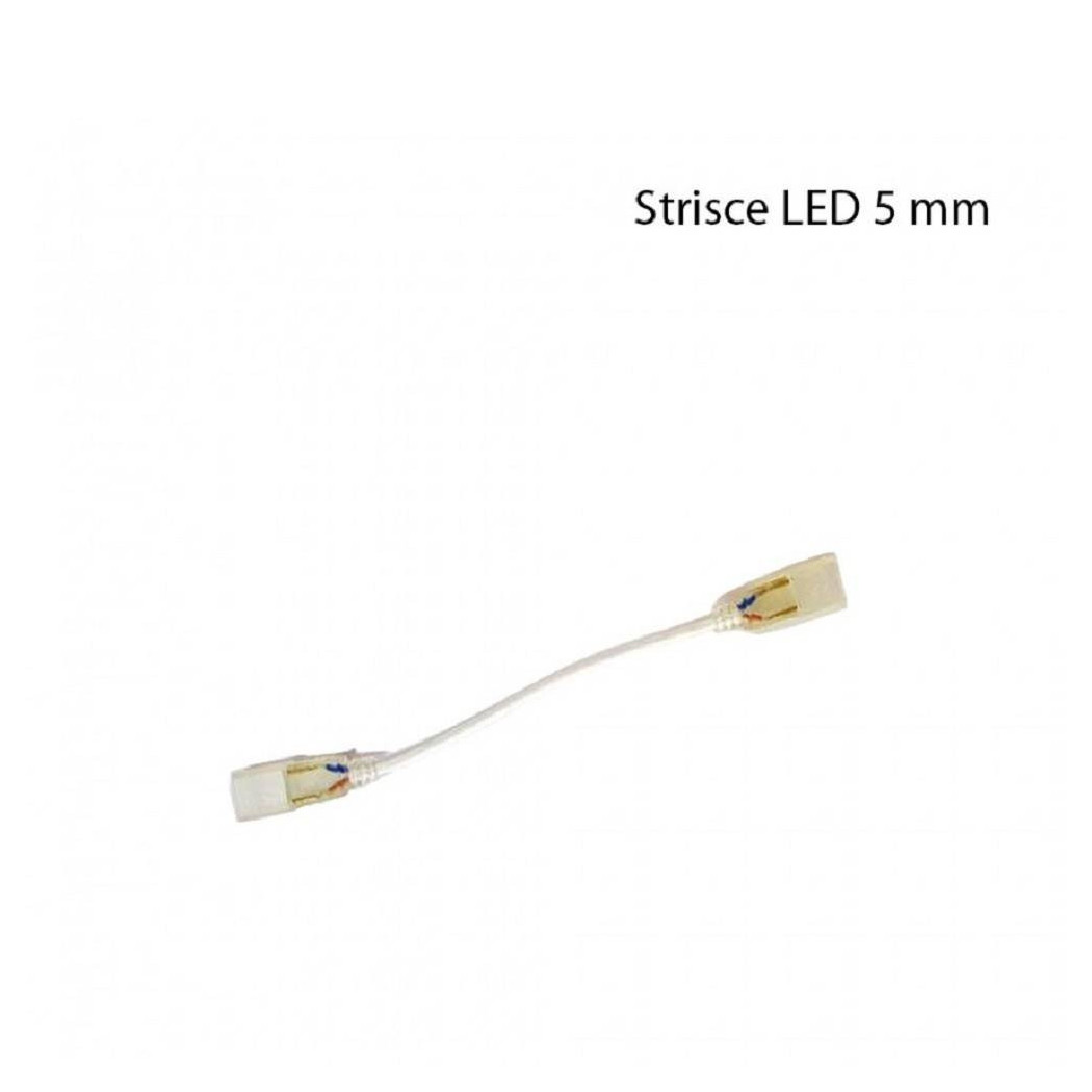 foto del prodotto trade shop 20 pz connettore flessibile per strisce led da 5 mm 220v strip led 220l 5mm 