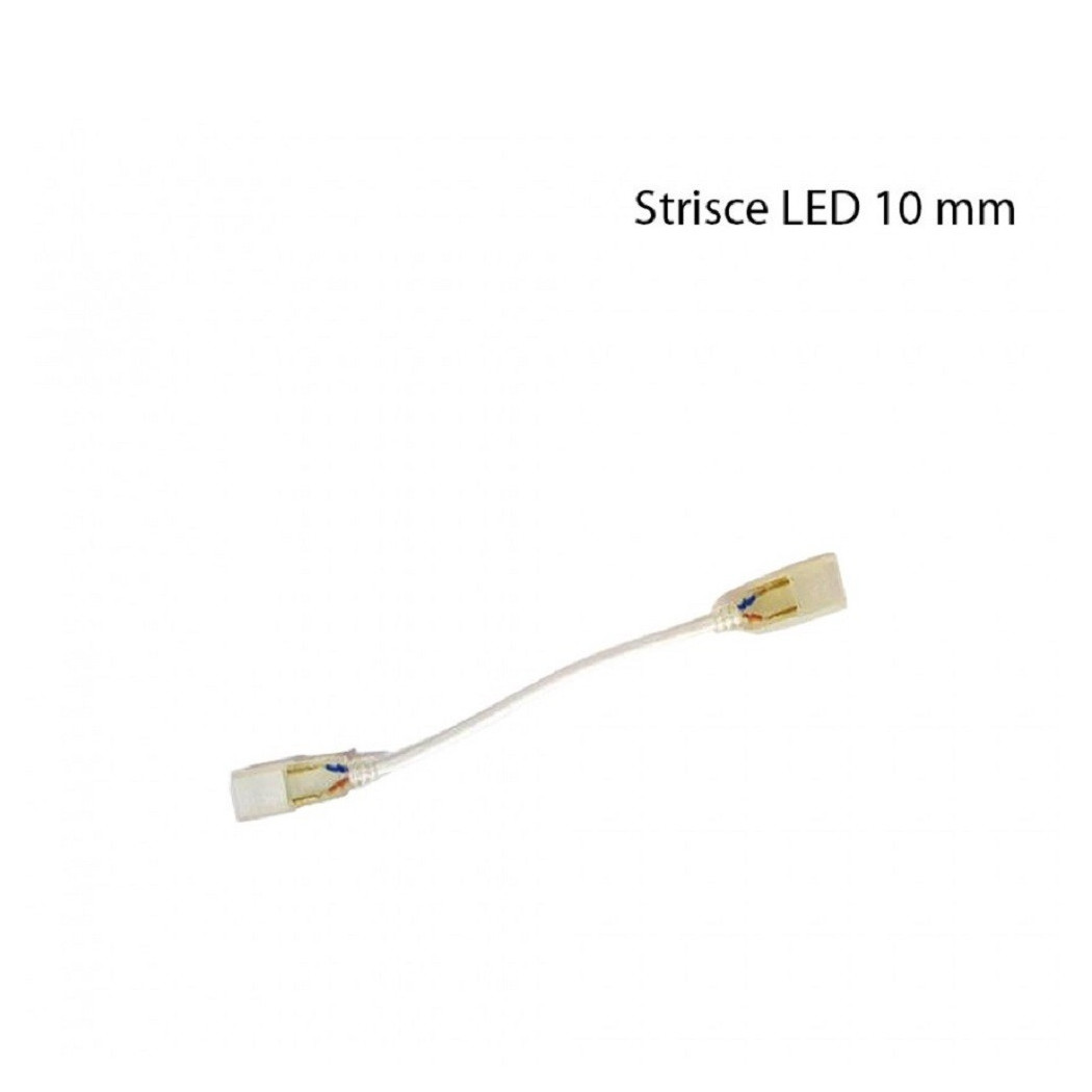 foto del prodotto trade shop 20pz connettore flessibile per strisce led da 10 mm 220v strip led 220l 10mm 