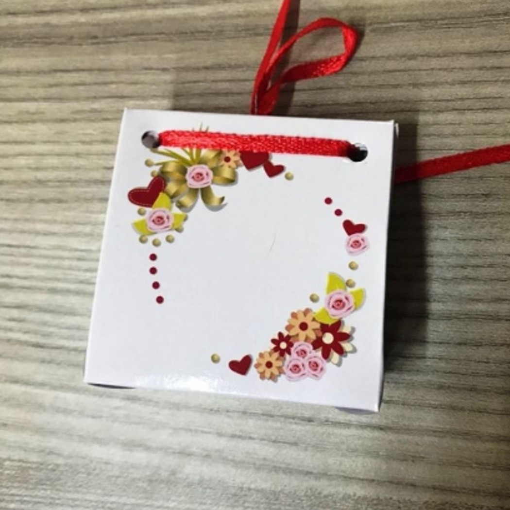 foto del prodotto trade shop 24 bomboniera bomboniere scatola carta lucida portaconfetti porta confetti riso 