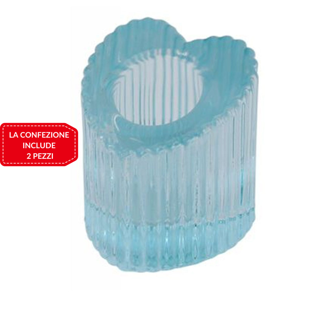 foto del prodotto trade shop 2pz porta candela lanterna cuore bomboniera matrimonio decorazione tea light 5x5 