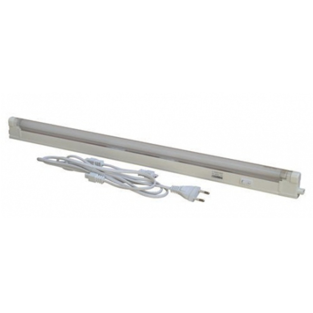 foto del prodotto trade shop 4w tubo neon 30cm led completo di plafoniera t5 luce fredda 6500k cavo 1 metro 