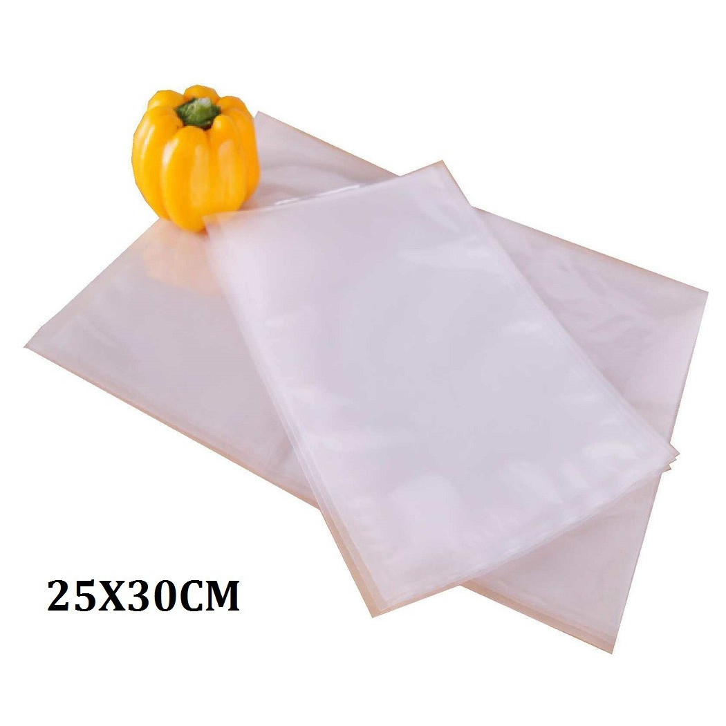 foto del prodotto trade shop 50 sacchetti sottovuoto 25x30cm buste per alimenti cibo conservazione freezer 