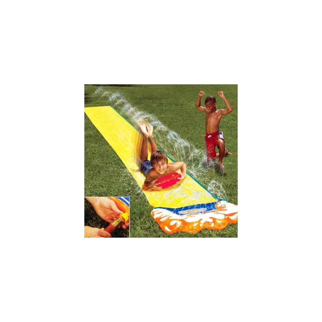 foto del prodotto trade shop acqua scivolo ferroviario 488 x 71 cm gioco piscina esterno giardino water zone 