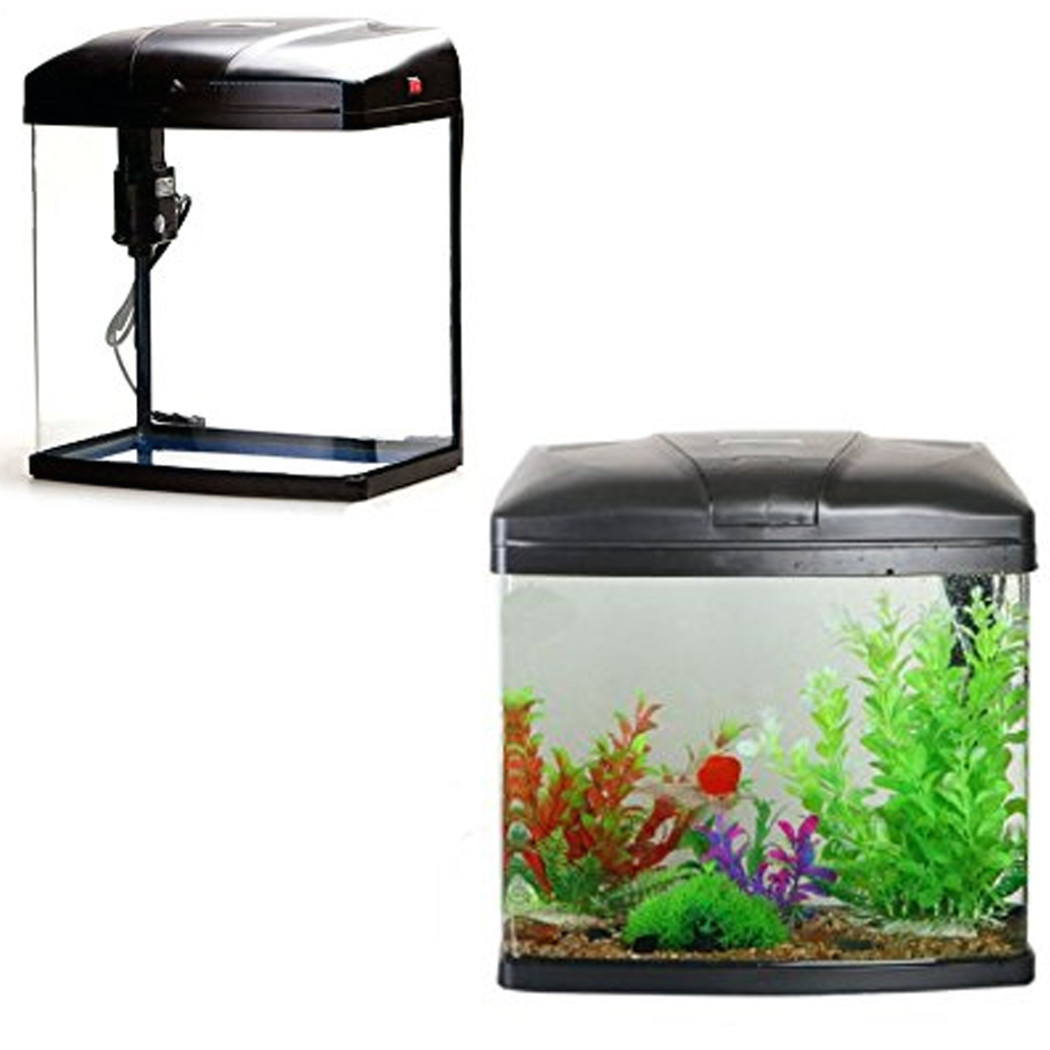 foto del prodotto trade shop acquario terrario 35 litri completo di filtro e luce per pesci tropicali t 38f 
