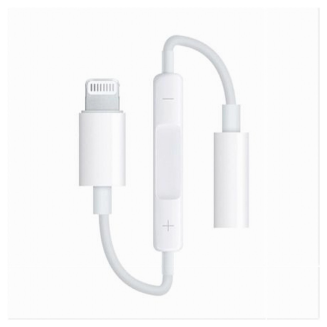 foto del prodotto trade shop adattatore universale lightning a jack 3,5mm per iphone ipad ipod maxtech ad ip03 