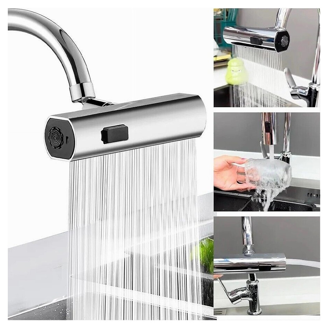 foto del prodotto trade shop aeratore rubinetto cucina rotazione 360 prolunga lavandino bagno multifunzione 