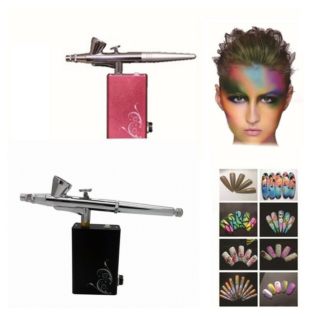 foto del prodotto trade shop aerografo 0,2 mm ricaricabile usb spray aeropenna tattoo nail art unghie pittura 