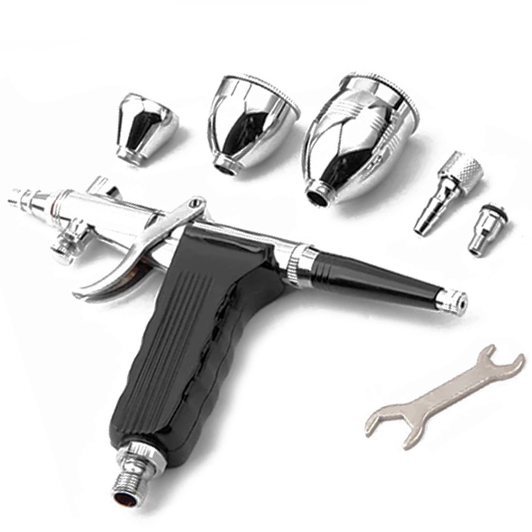 foto del prodotto trade shop aerografo doppia azione tratto fine 0,3mm aeropenna aria compressa serbatoi 116a 