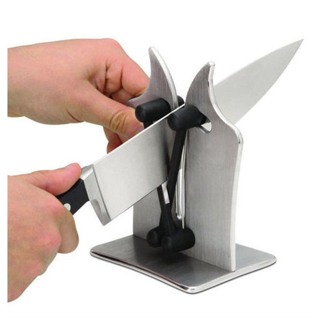 foto del prodotto trade shop affila coltelli acciaio affilatura cucina utensile affilatore coltello forbici 