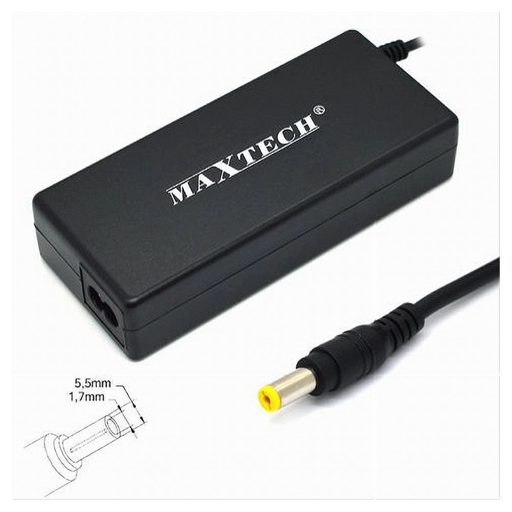 foto del prodotto trade shop alimentatore caricabatteria per pc notebook acer 19v 3,16a 60w maxtech pc ca003 