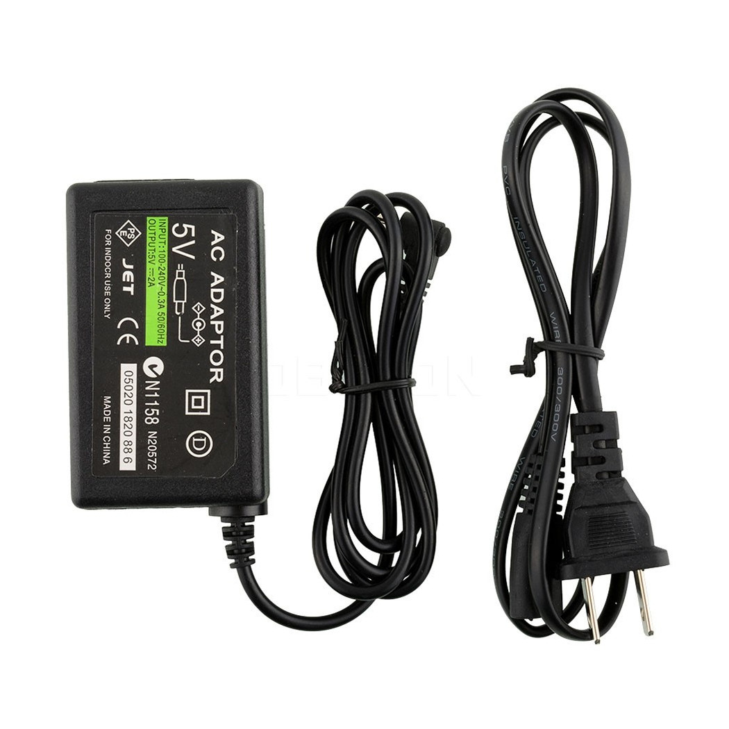 foto del prodotto trade shop alimentatore caricabatterie per psp psp slim 5v psp console slim sony psp 