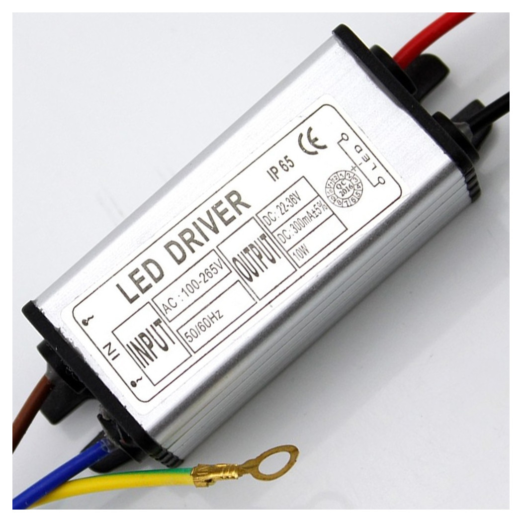 foto del prodotto trade shop alimentatore driver 220v da 10w 20w 30w 50w 80w 100w stabilizzato fari a led 10 watt
