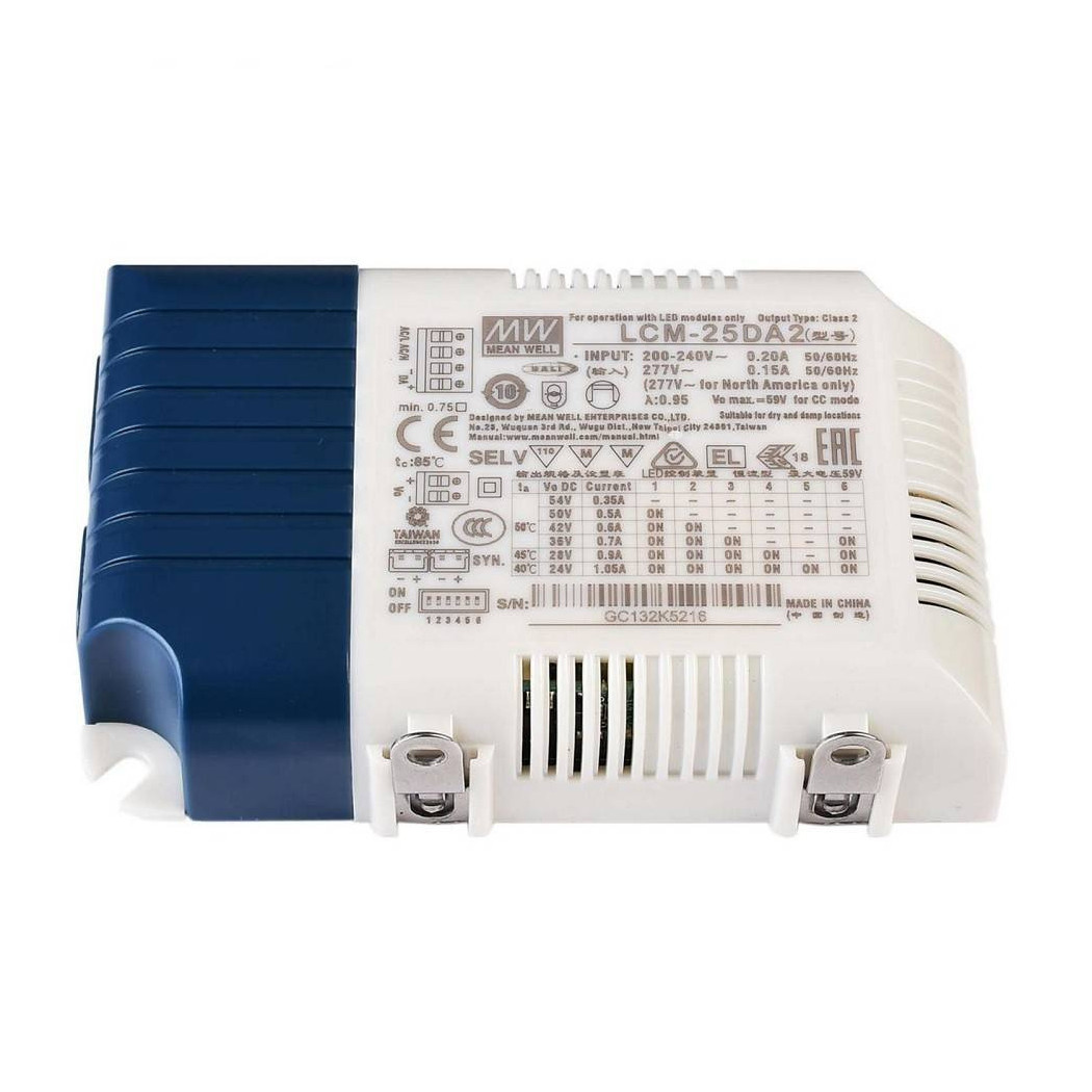 foto del prodotto trade shop - alimentatore max 25 w multi-corrente led driver dimmerabile lampade faretti push -