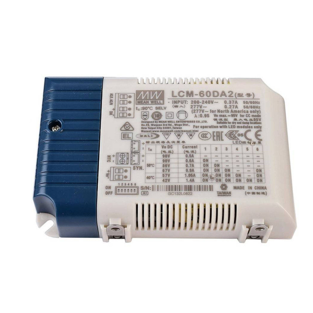 foto del prodotto trade shop - alimentatore max 60 w multicorrente led driver dimmerabile lampade faretti push -