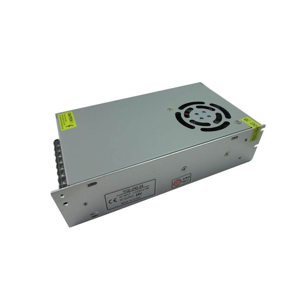 foto del prodotto trade shop alimentatore stabilizzato switch trimmer 24v 15a ventiquattro volt con ventola 