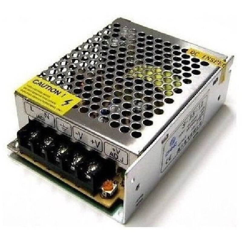 foto del prodotto trade shop alimentatore trasformatore stabilizzato switch trimmer 220v 12v 3,2 a ampere 