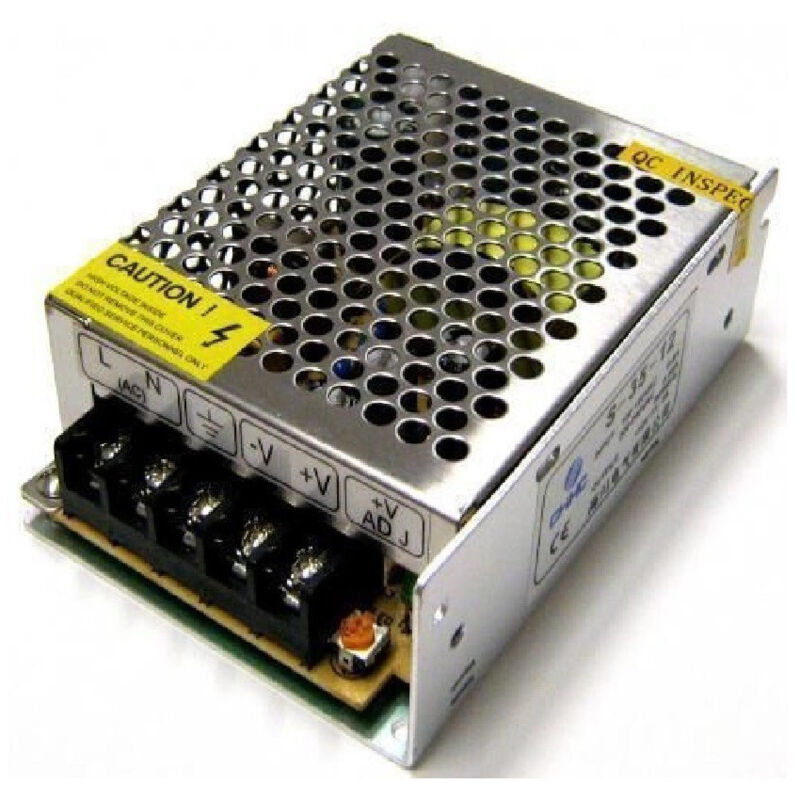 foto del prodotto trade shop alimentatore trasformatore stabilizzato switch trimmer 220v 12v 3,5 a ampere 
