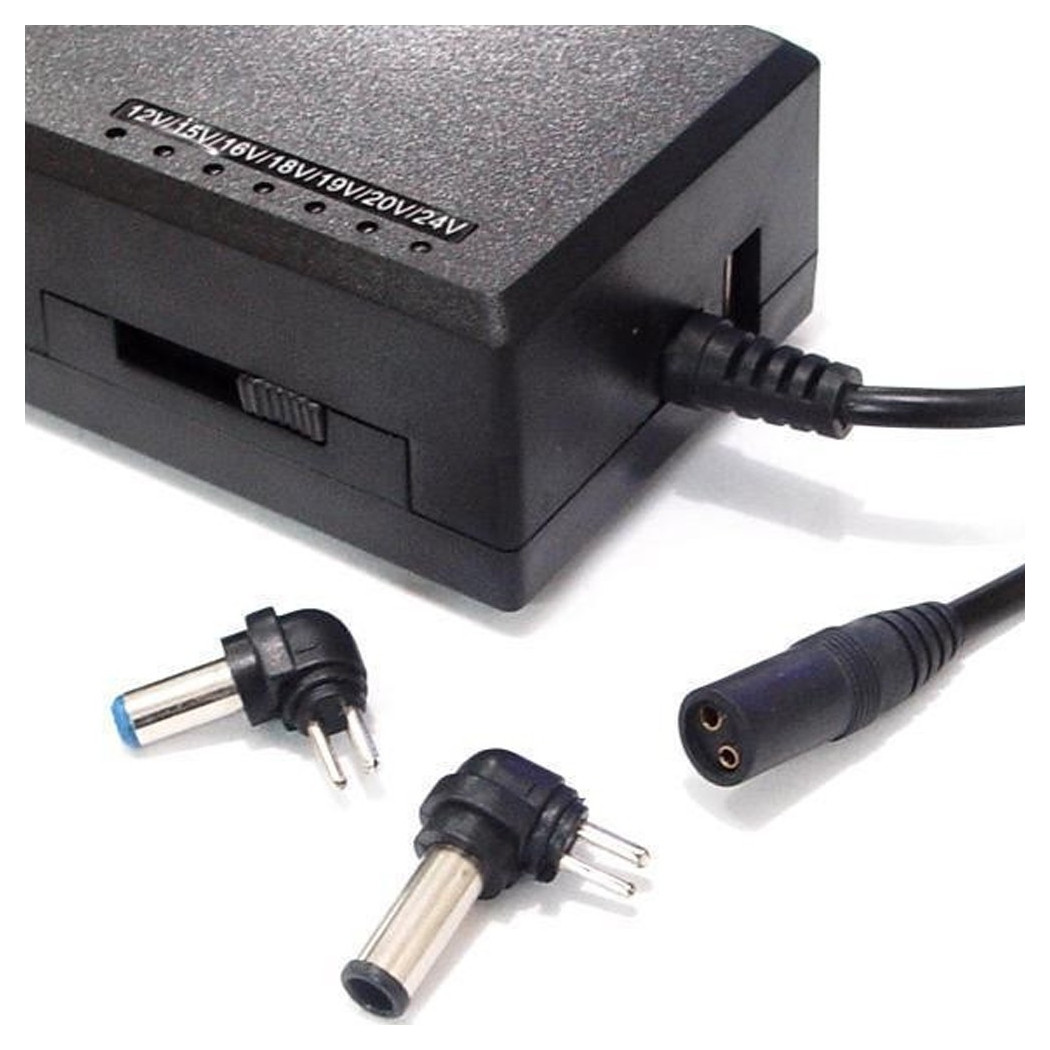 foto del prodotto trade shop alimentatore trasformatore universale per notebook pc computer portatile 96 120w 