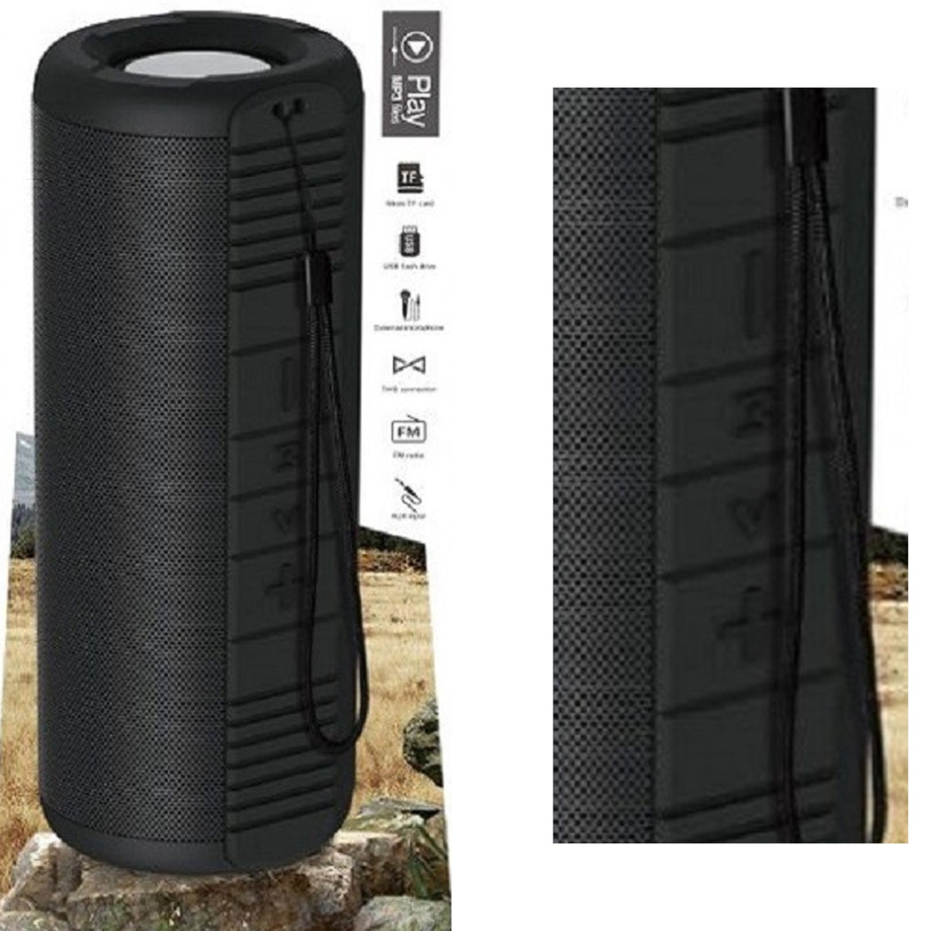 foto del prodotto trade shop altoparlante 2.0 wireless speaker bluetooth 5.0 aux 3,5mm usb per esterno qyx533 