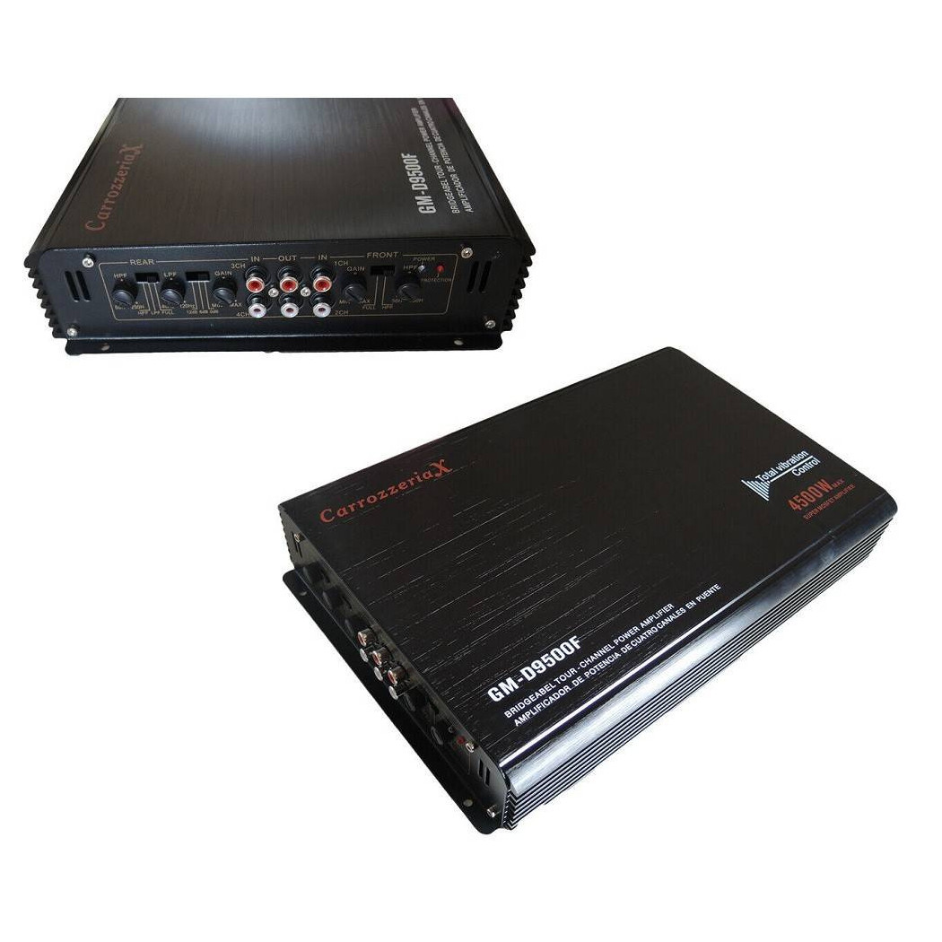 foto del prodotto trade shop amplificatore auto stereo hifi audio 4 canali 4500w watt 12v gmd 9500f v22 