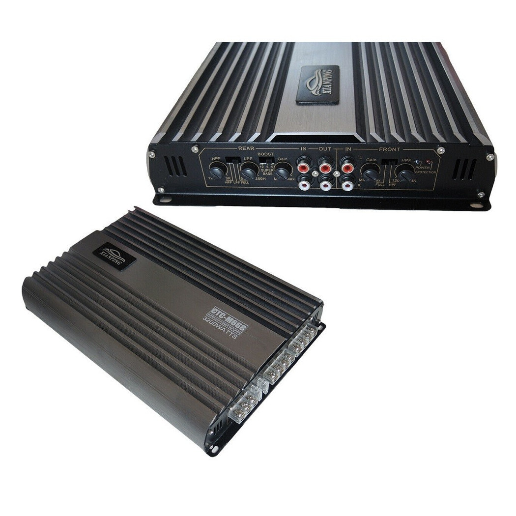 foto del prodotto trade shop amplificatore auto stereo hifi audio 4 canali 4ch potenza 3200w watt 12v ctc m668 